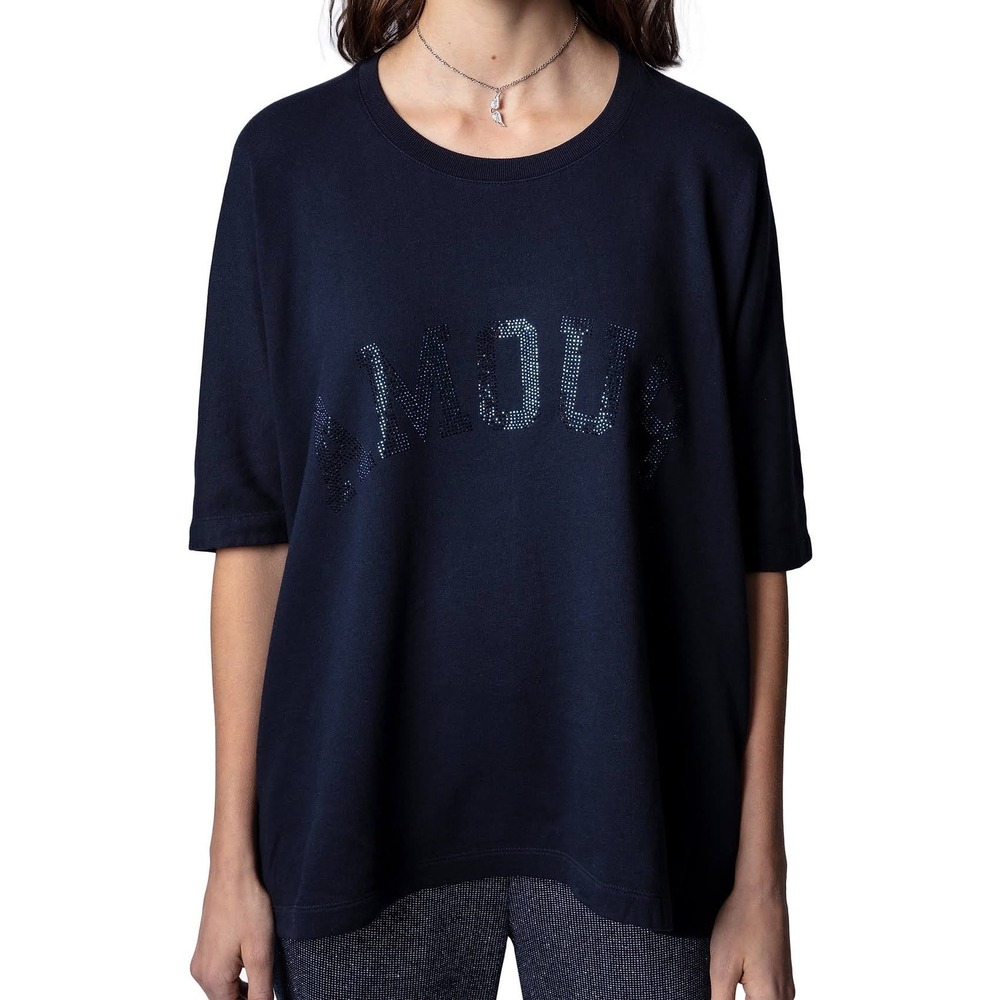 Zadig & Voltaire Portland Amour Strass Tee